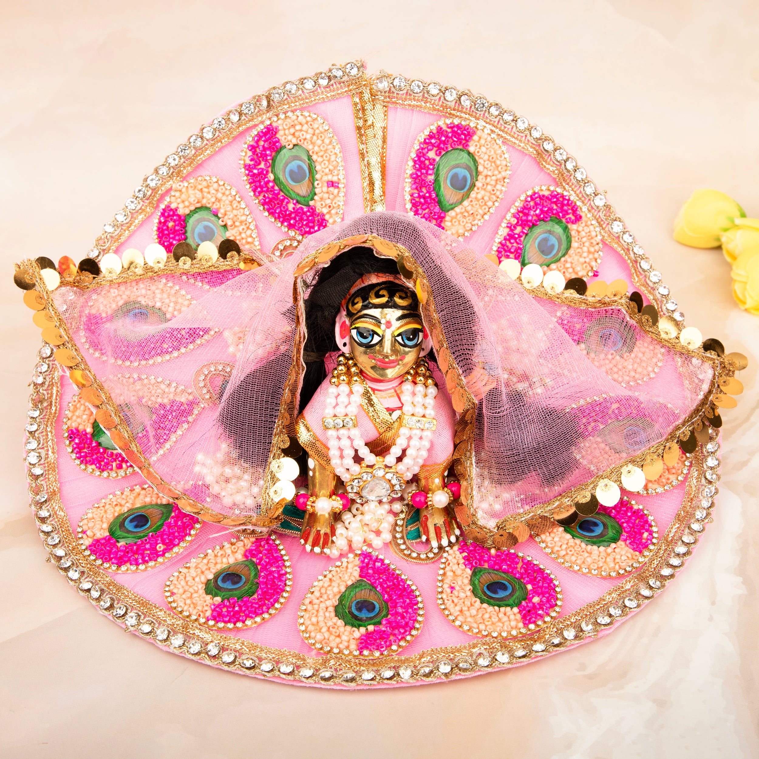 Pink Radha Rani Dress