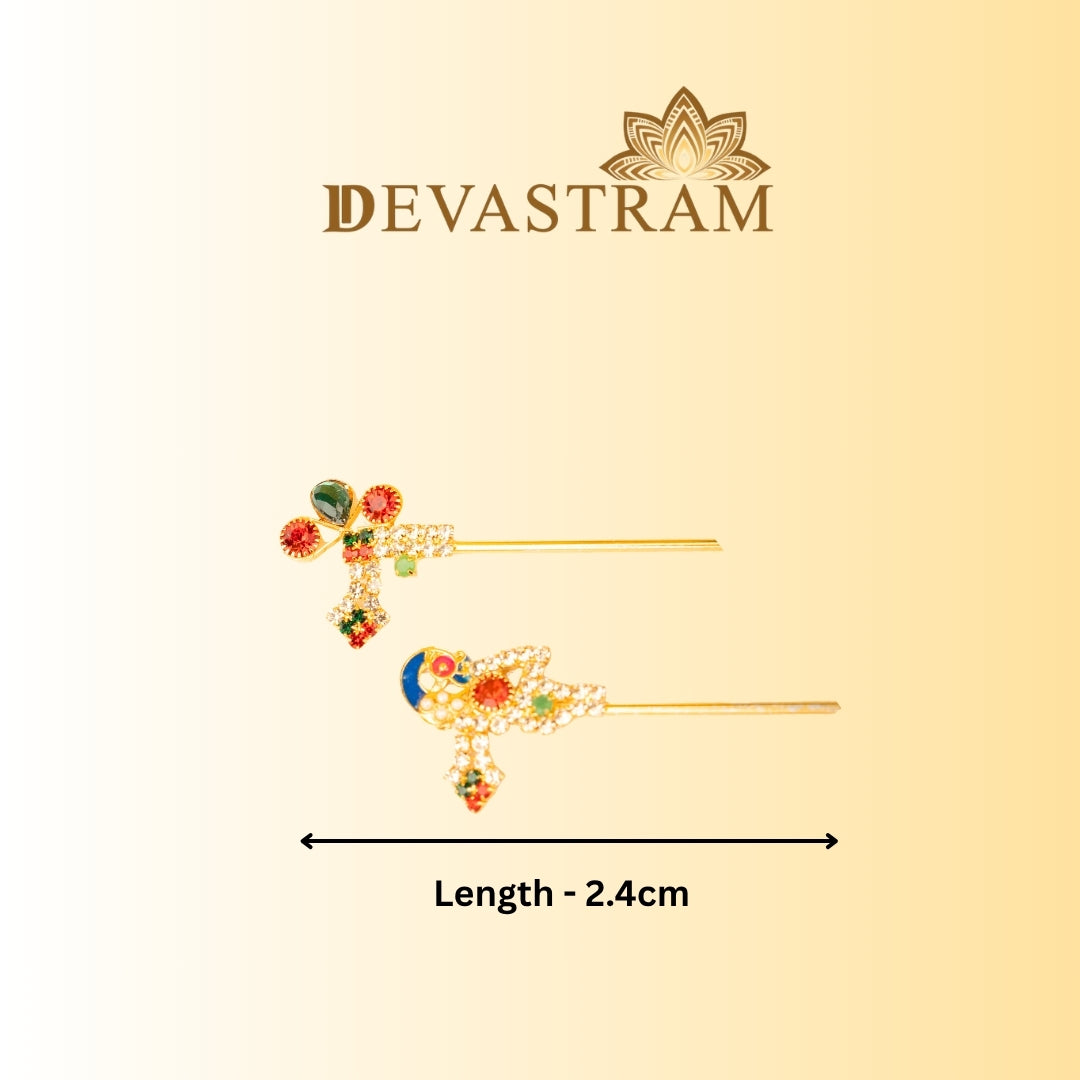 Harit Shyam Laddu Gopal Bansuri (Pack of 2)