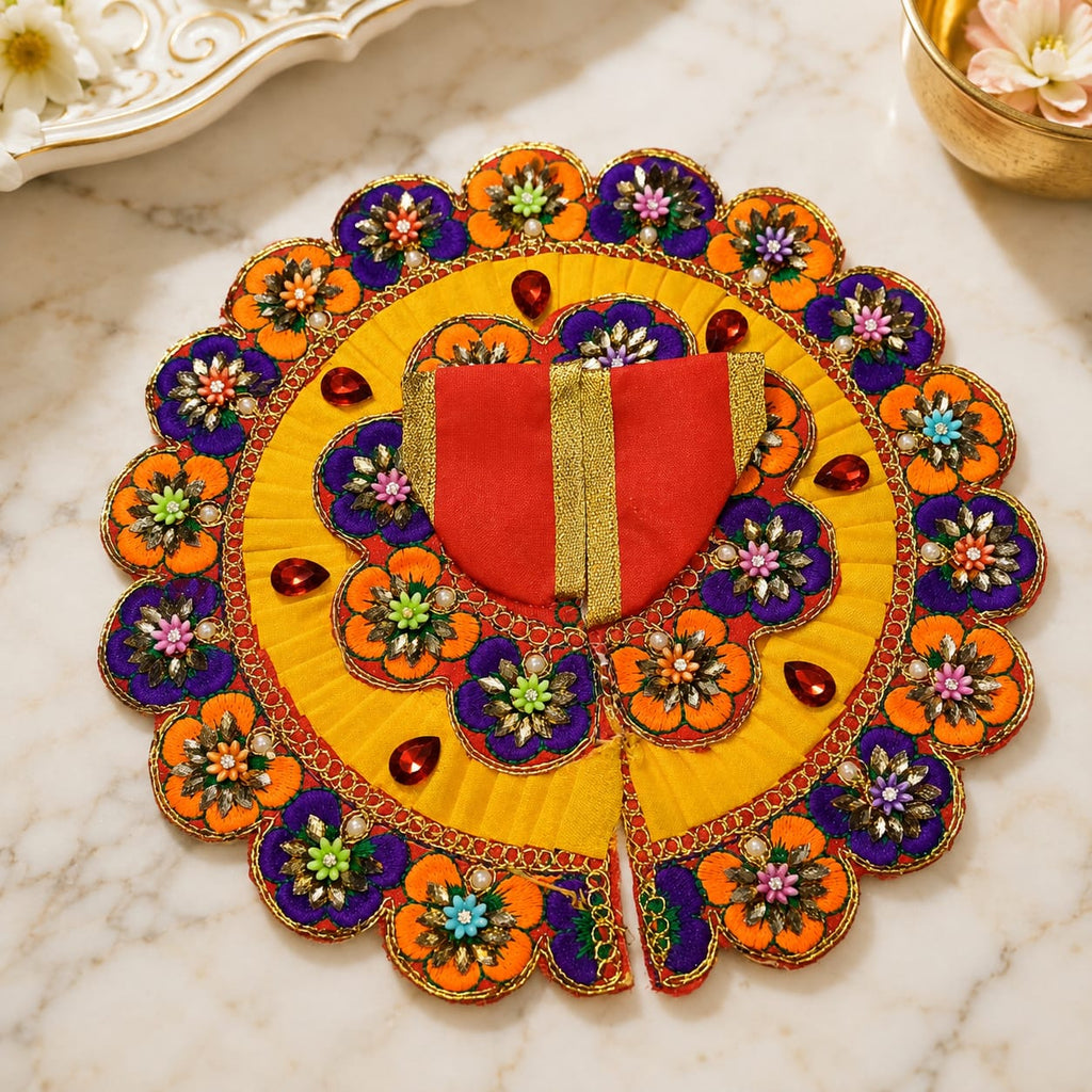 Royal Rangoli Floral Laddu Gopal Poshak