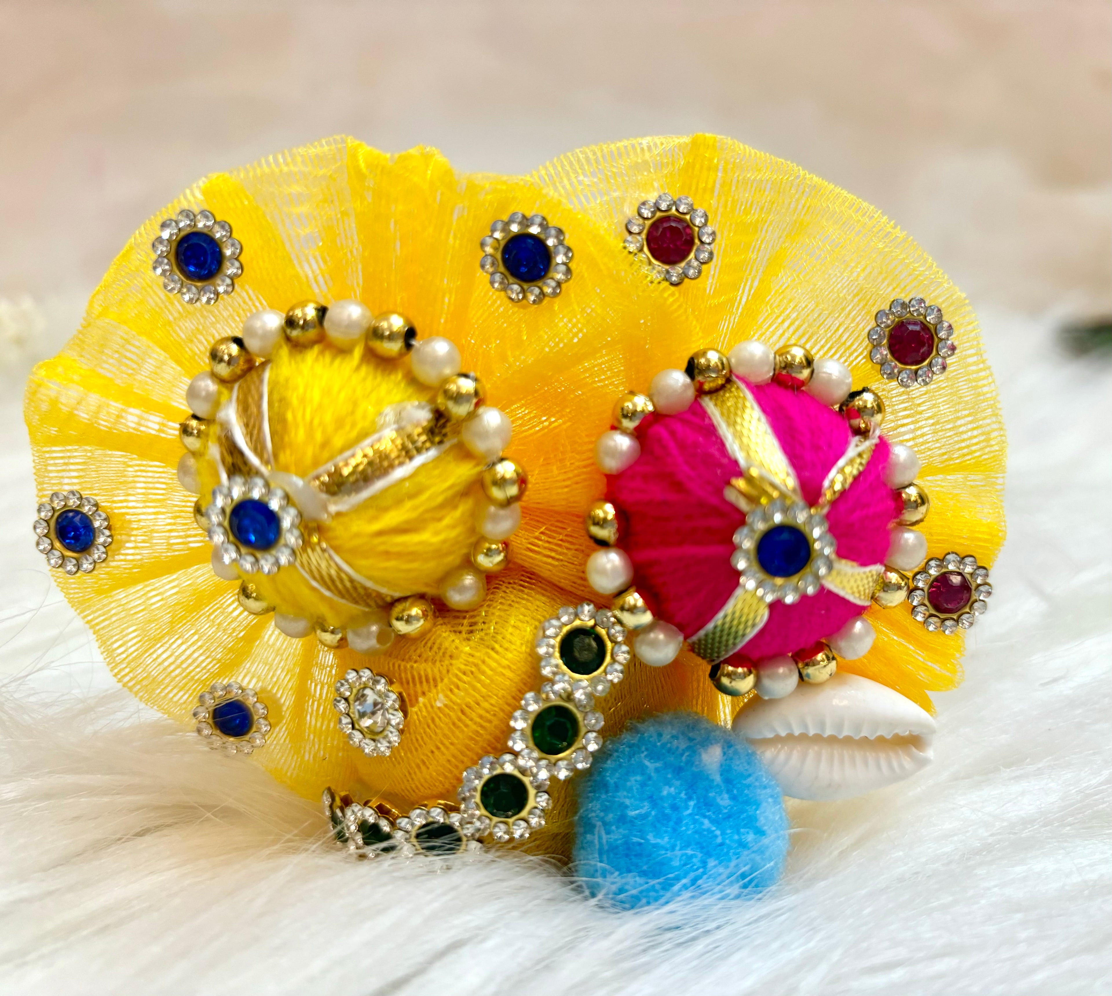 Yellow Mustard Laddu Gopal Dress