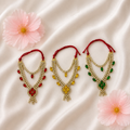 Pitambari Harit Necklace Set(Pack of 3)