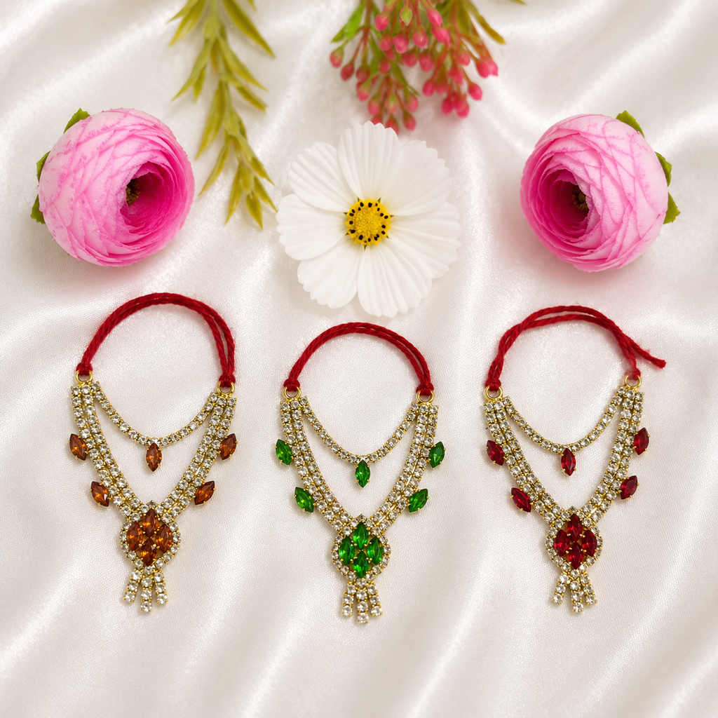 Vrindavan Kanthii Necklace Set(Pack of 3)