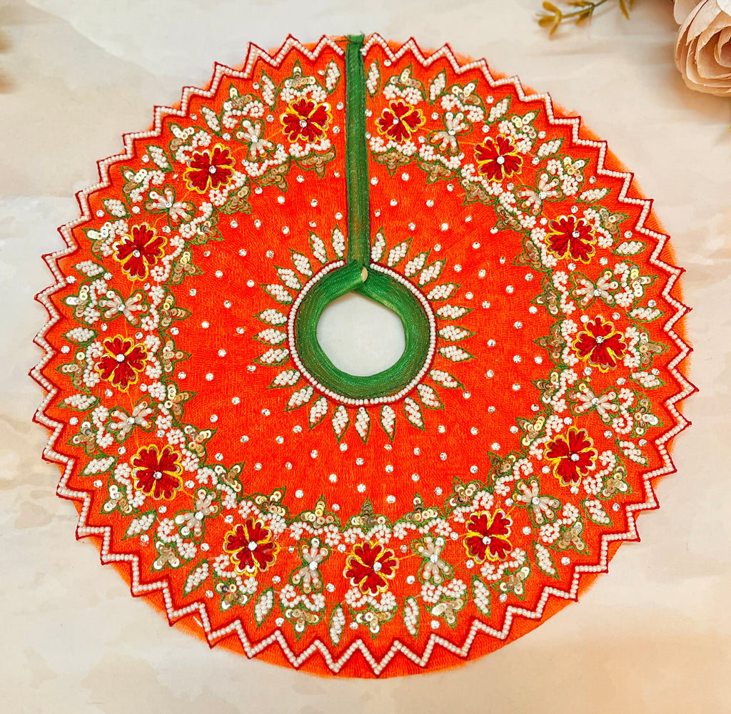 Luxe - Kesari Hand Embroidered Laddu Gopal Dress (4 piece set)