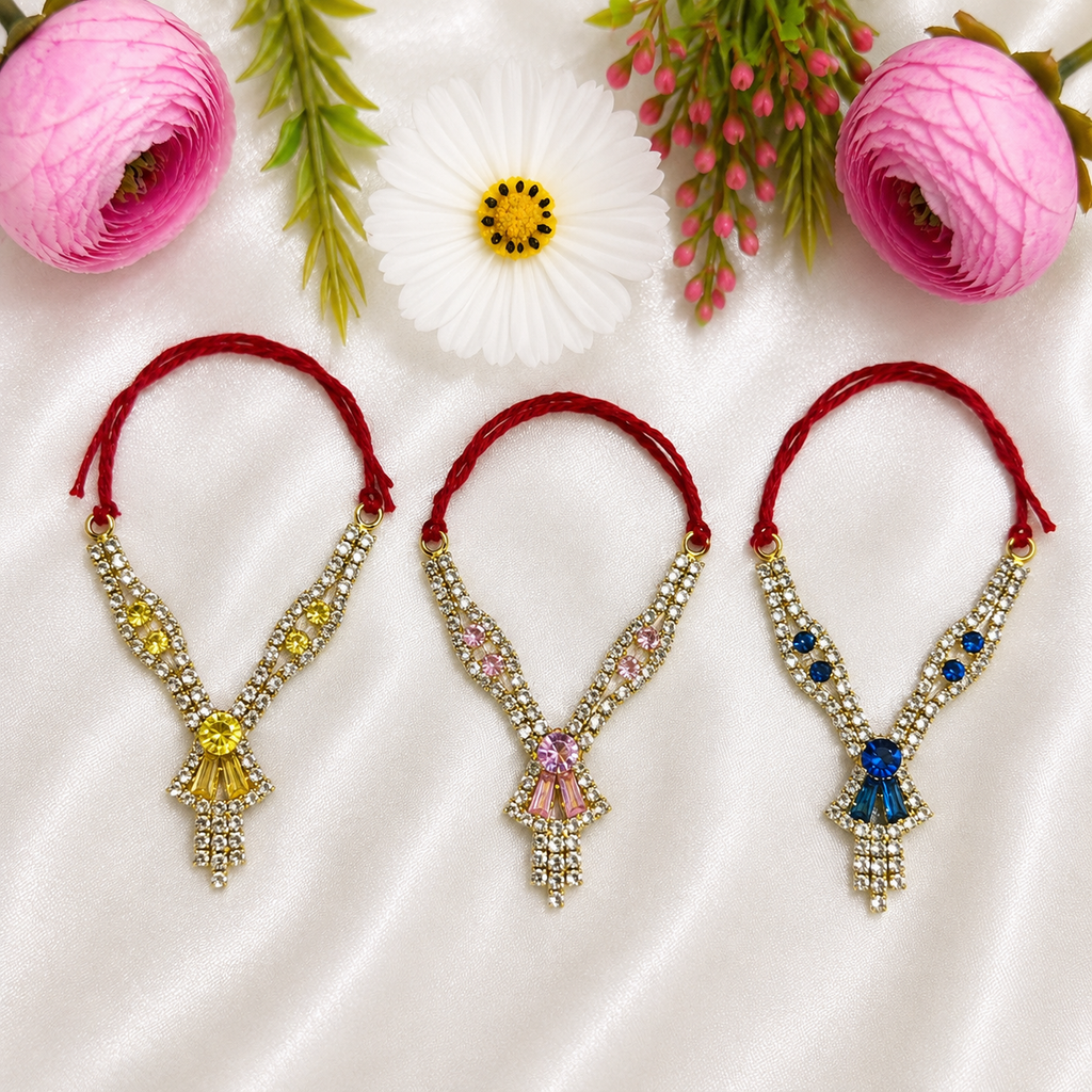 Keshavii Kanthii Necklace Set(Pack of 3)