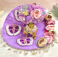 Purple Butterfly Laddu Gopal Dress