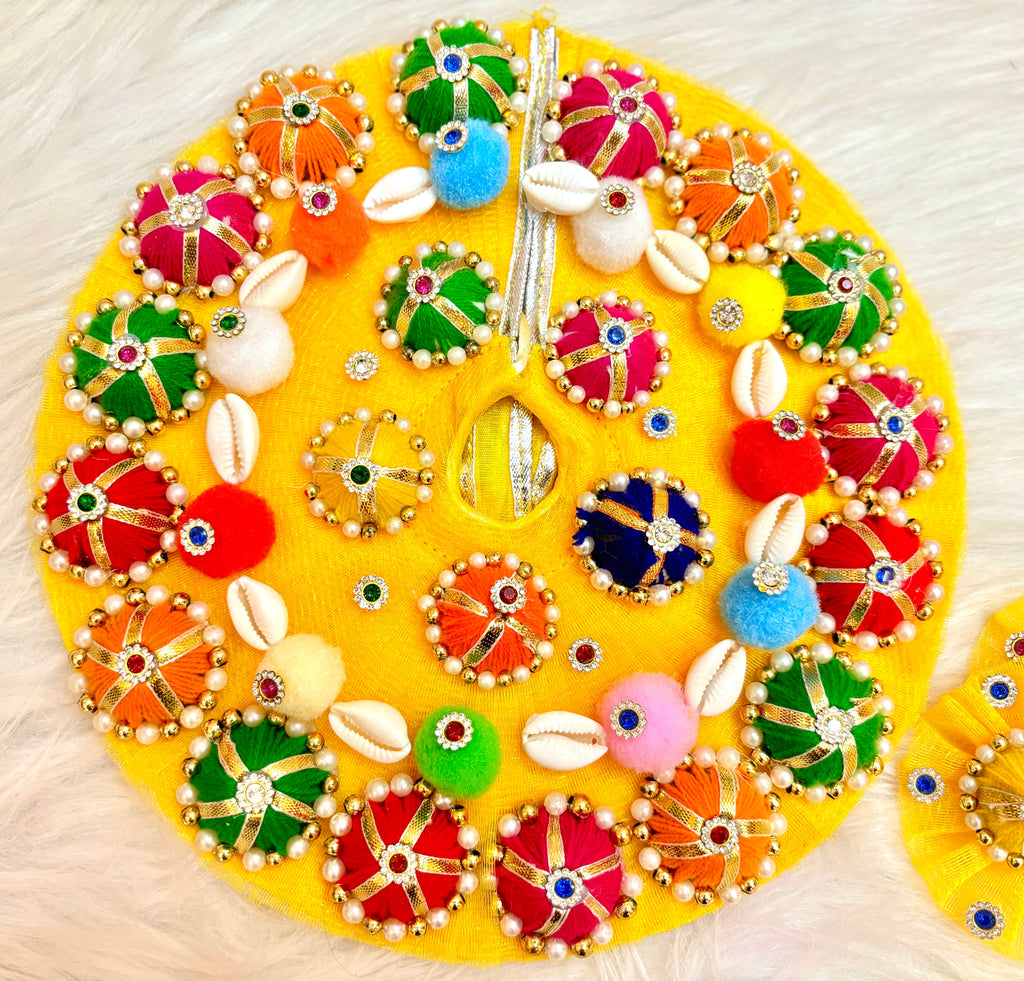 Yellow Mustard Laddu Gopal Dress