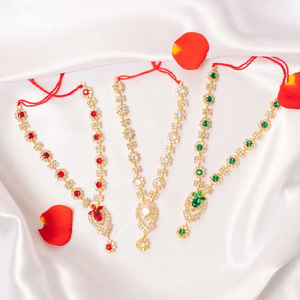 Bhavya Ratna Necklace(Pack of 3)