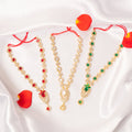 Bhavya Ratna Necklace(Pack of 3)