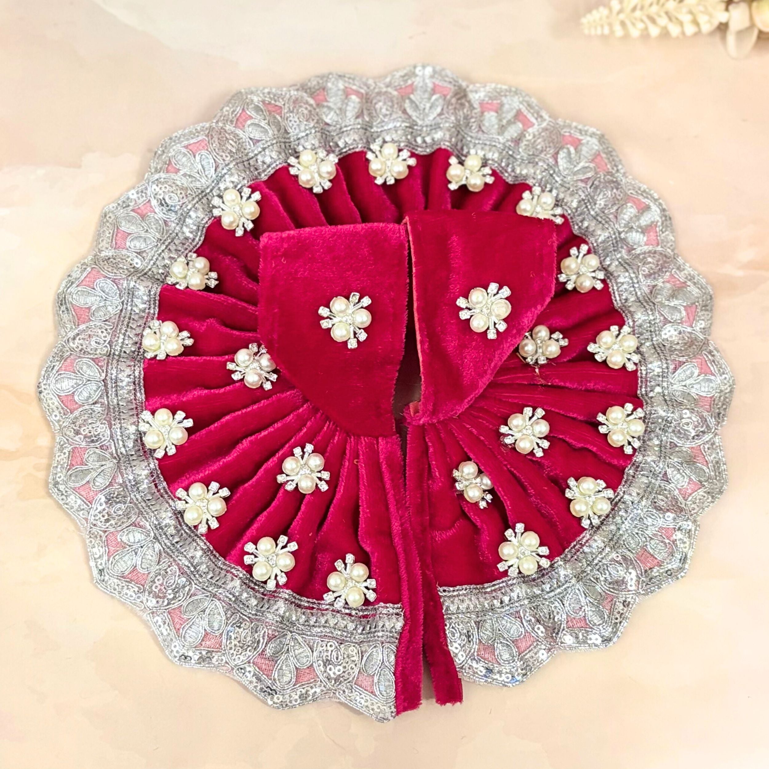 Divyaraga Velvet Laddu Gopal Dress Combo – Set of 4