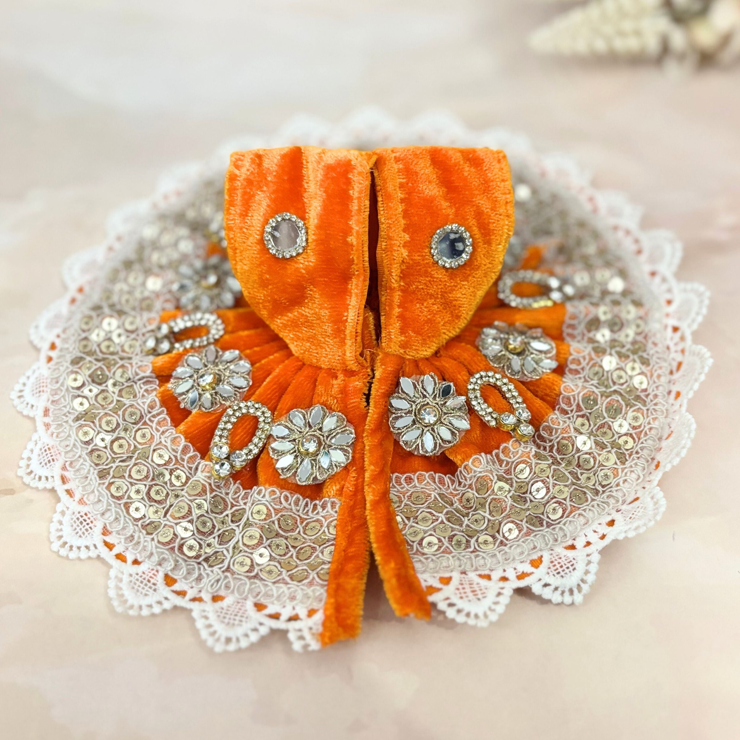 Kanakpriya Velvet Laddu Gopal Dress Combo – Set of 4