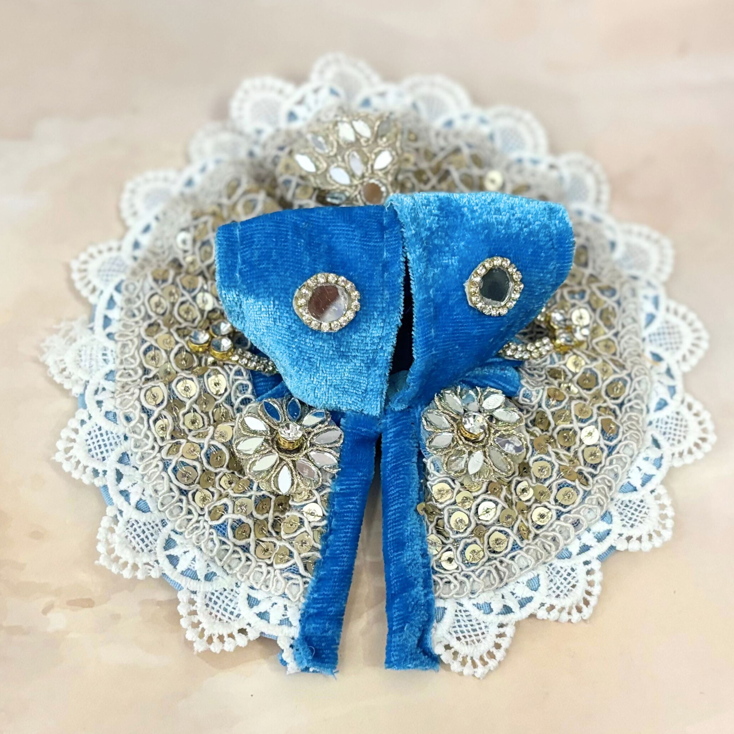 Maniratna Velvet Laddu Gopal Dress Combo – Set of 4
