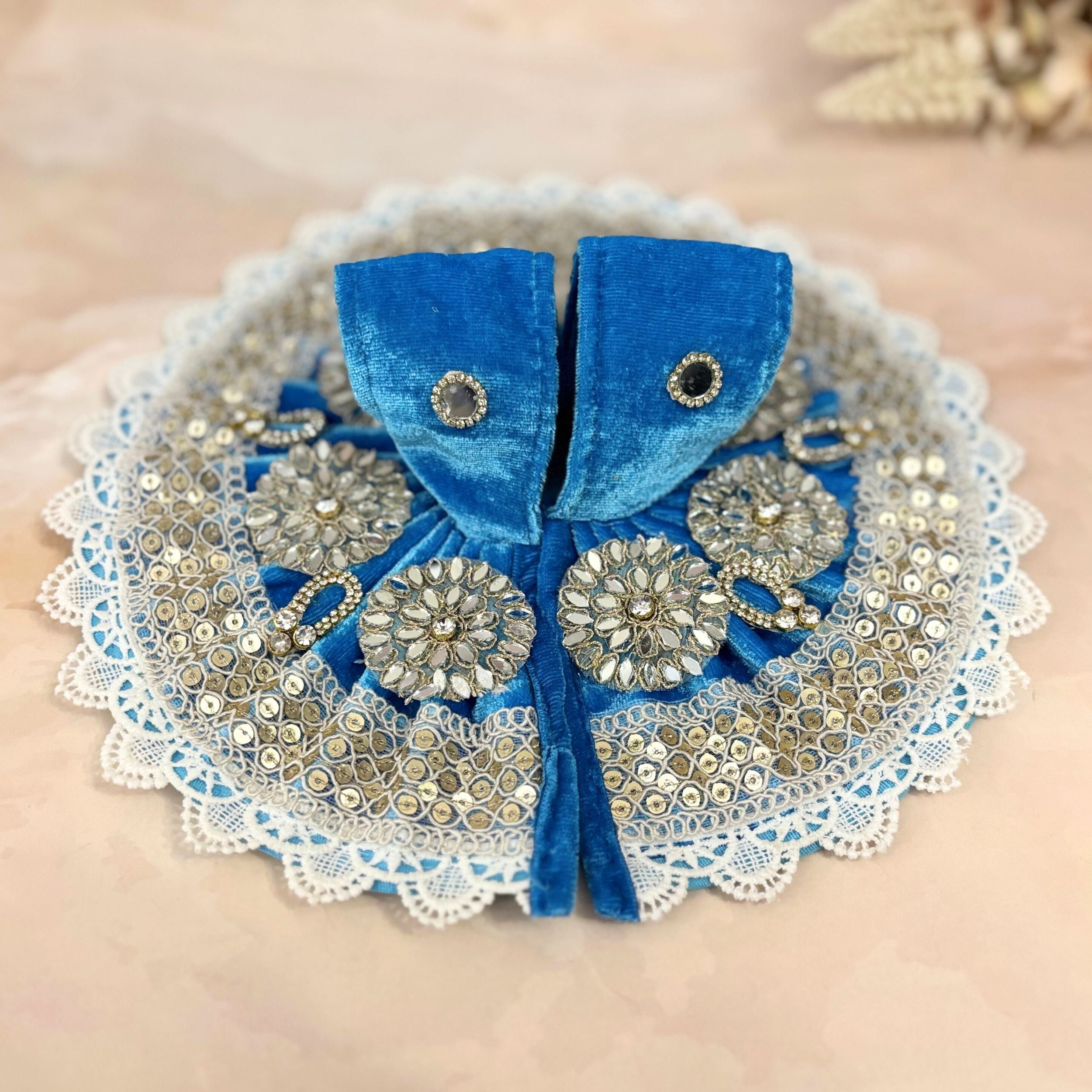 Maniratna Velvet Laddu Gopal Dress Combo – Set of 4