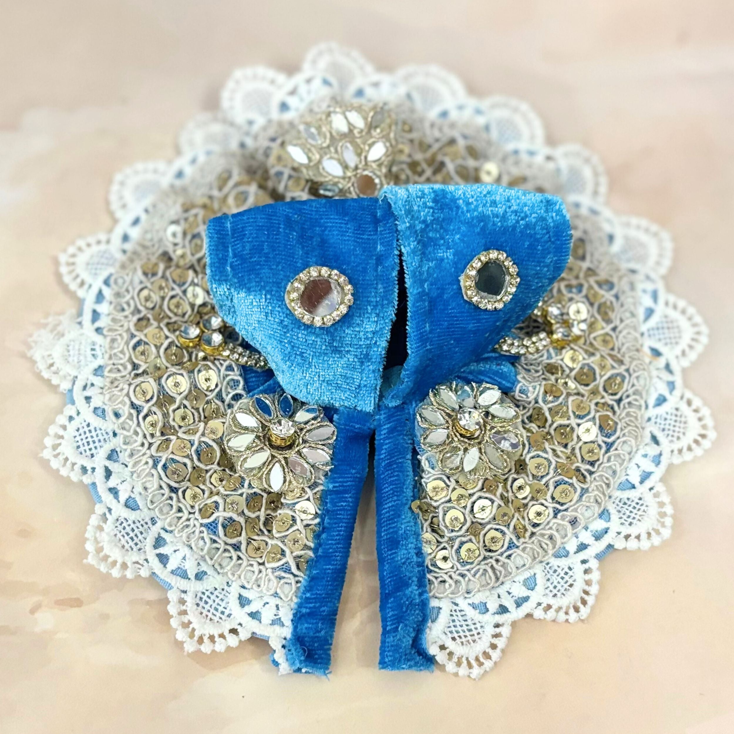 Maniratna Velvet Laddu Gopal Dress Combo – Set of 4