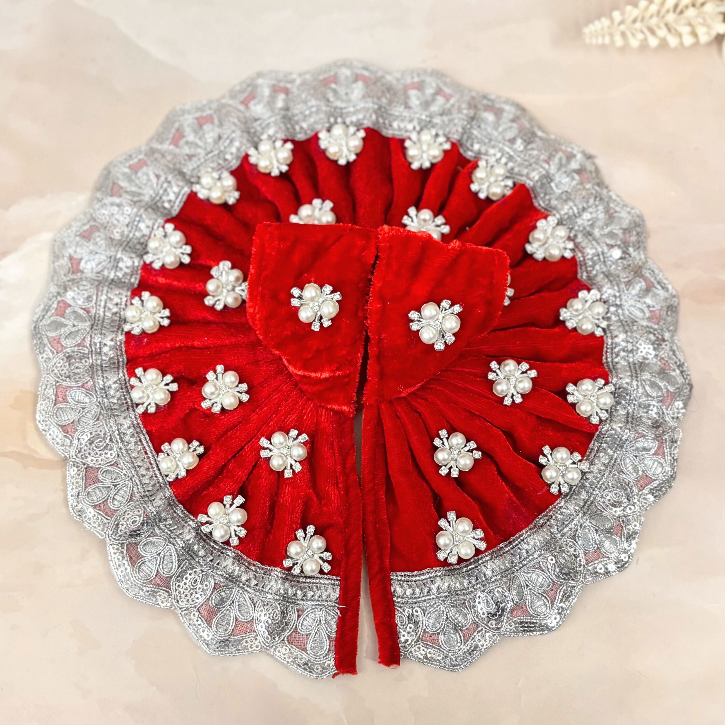 Maniratna Velvet Laddu Gopal Dress Combo – Set of 4