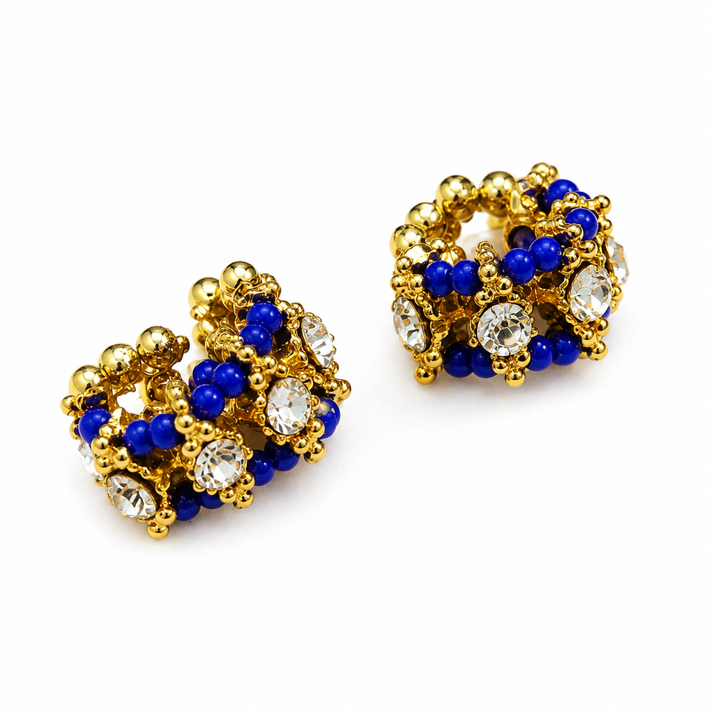 Royal Blue Beaded Chudi for Laddu Gopal Ji