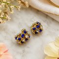 Royal blue beaded chudi for Laddu Gopal Ji hand shringar