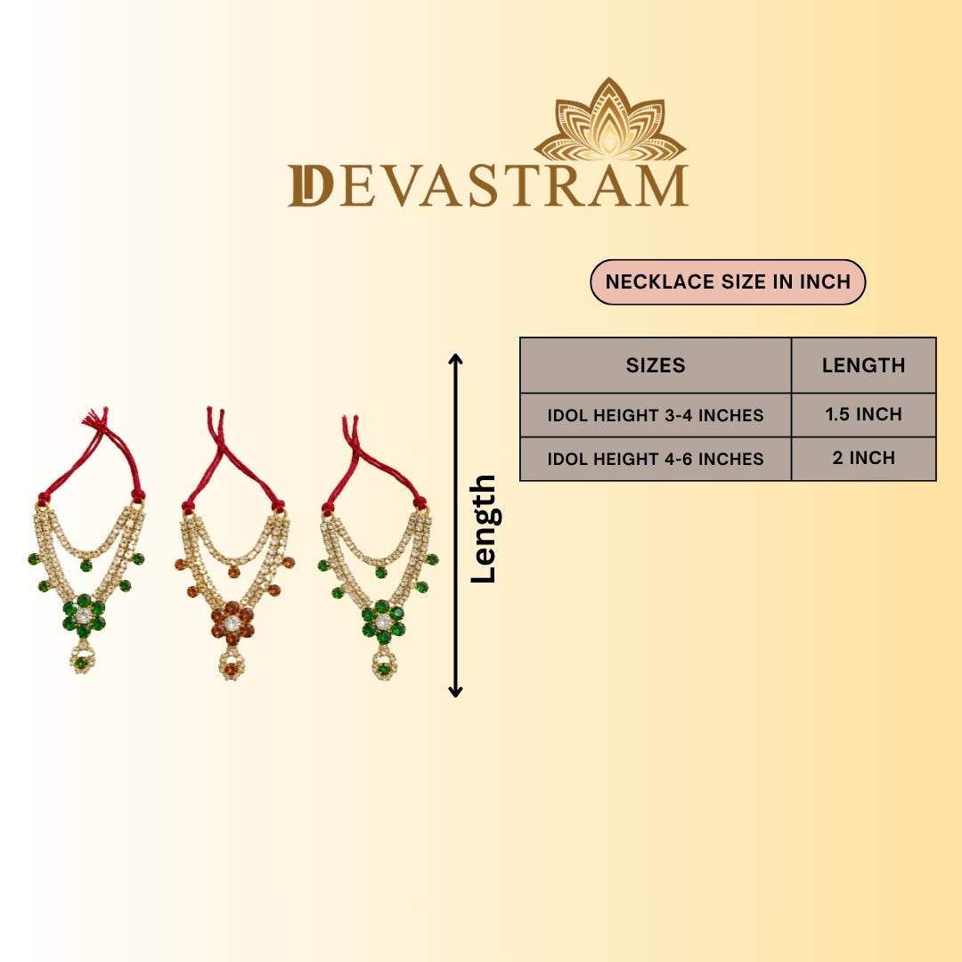 Pushp Harit Necklace Set(Pack of 3)