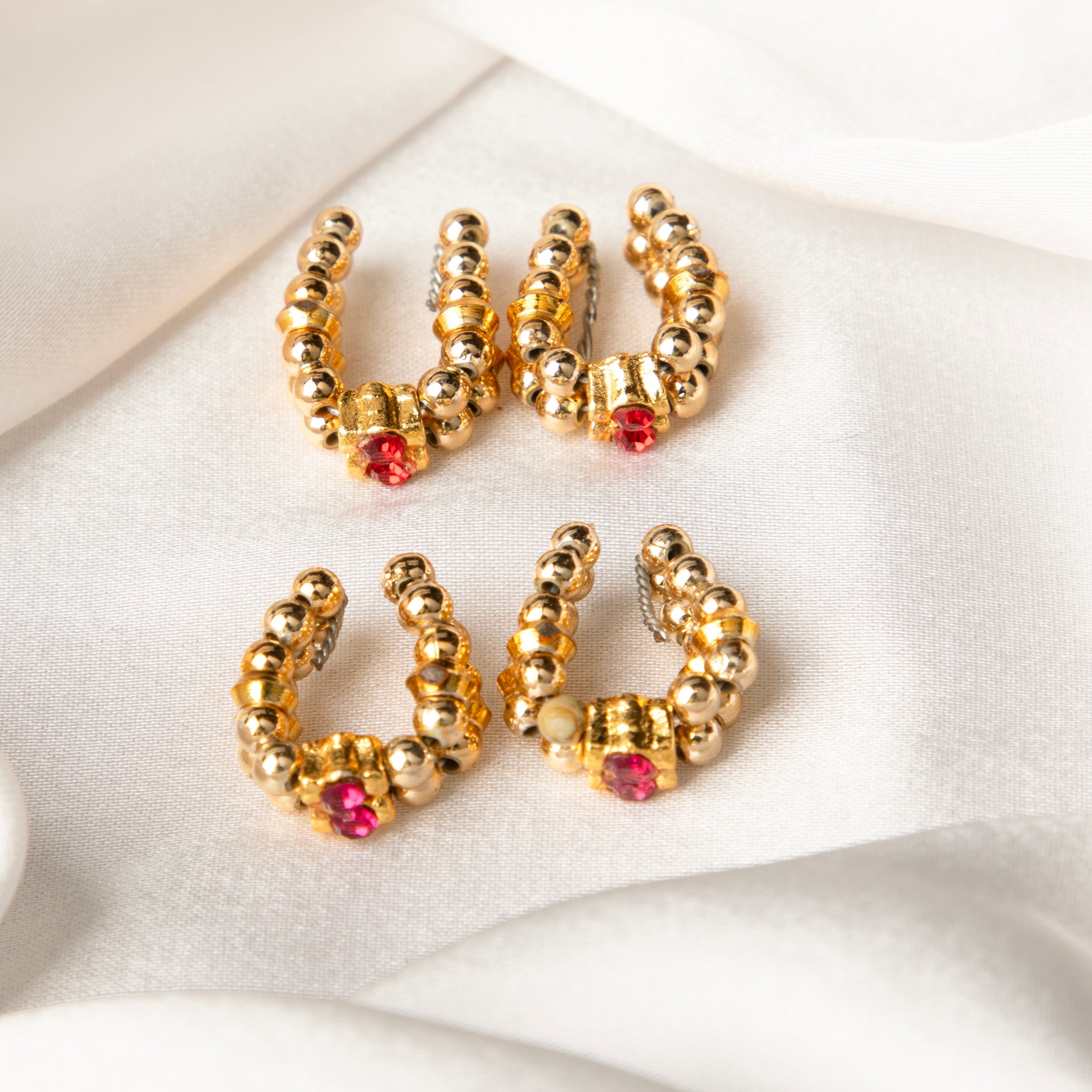 Devanshi Gold Bead Kangan Set – (Pack of 2)