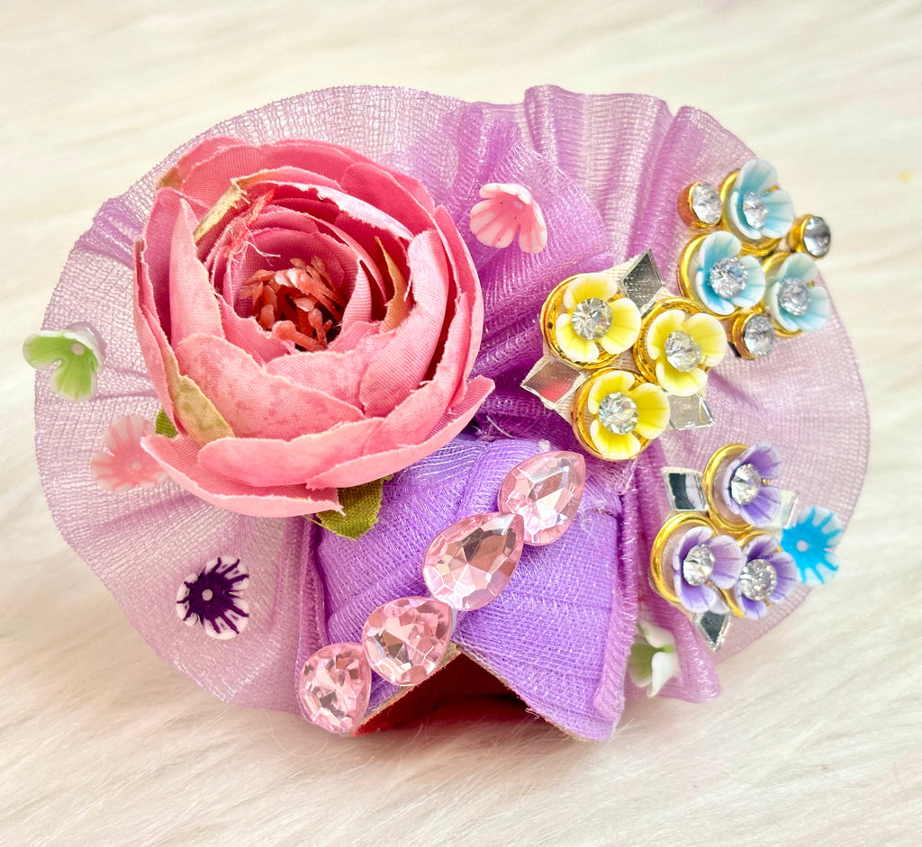 Purple Butterfly Laddu Gopal Dress