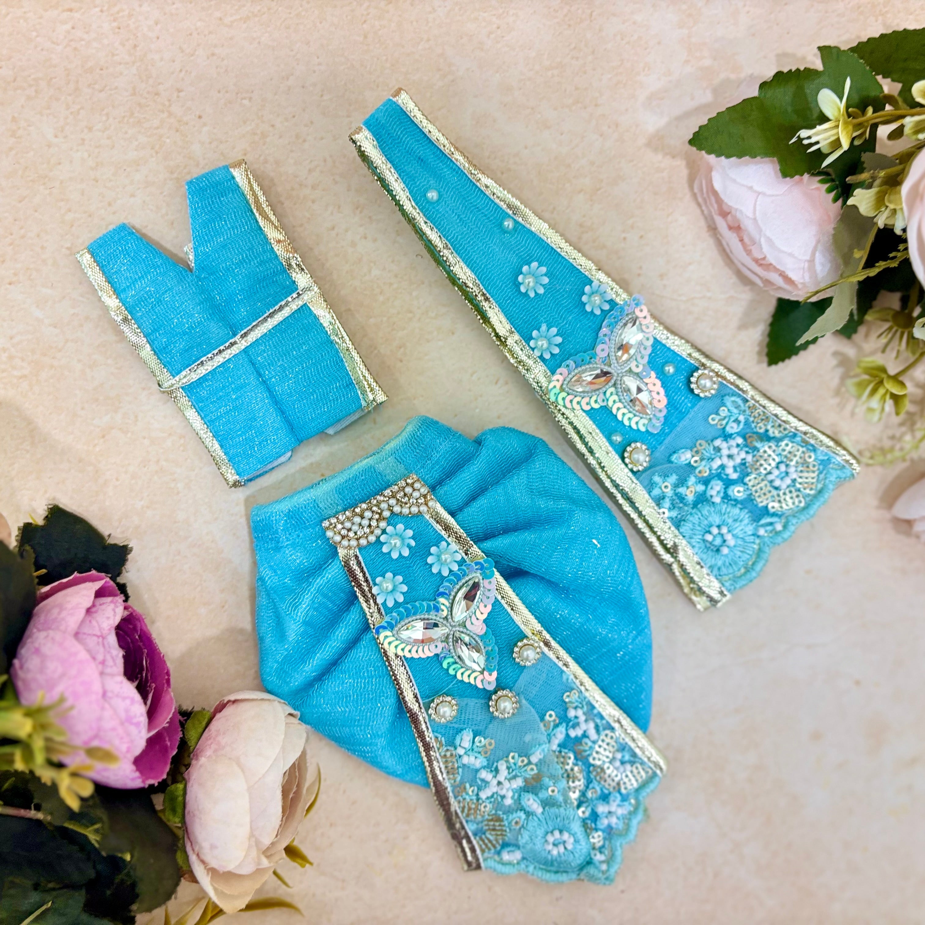 Neel Vaibhav Radha Krishna Dress