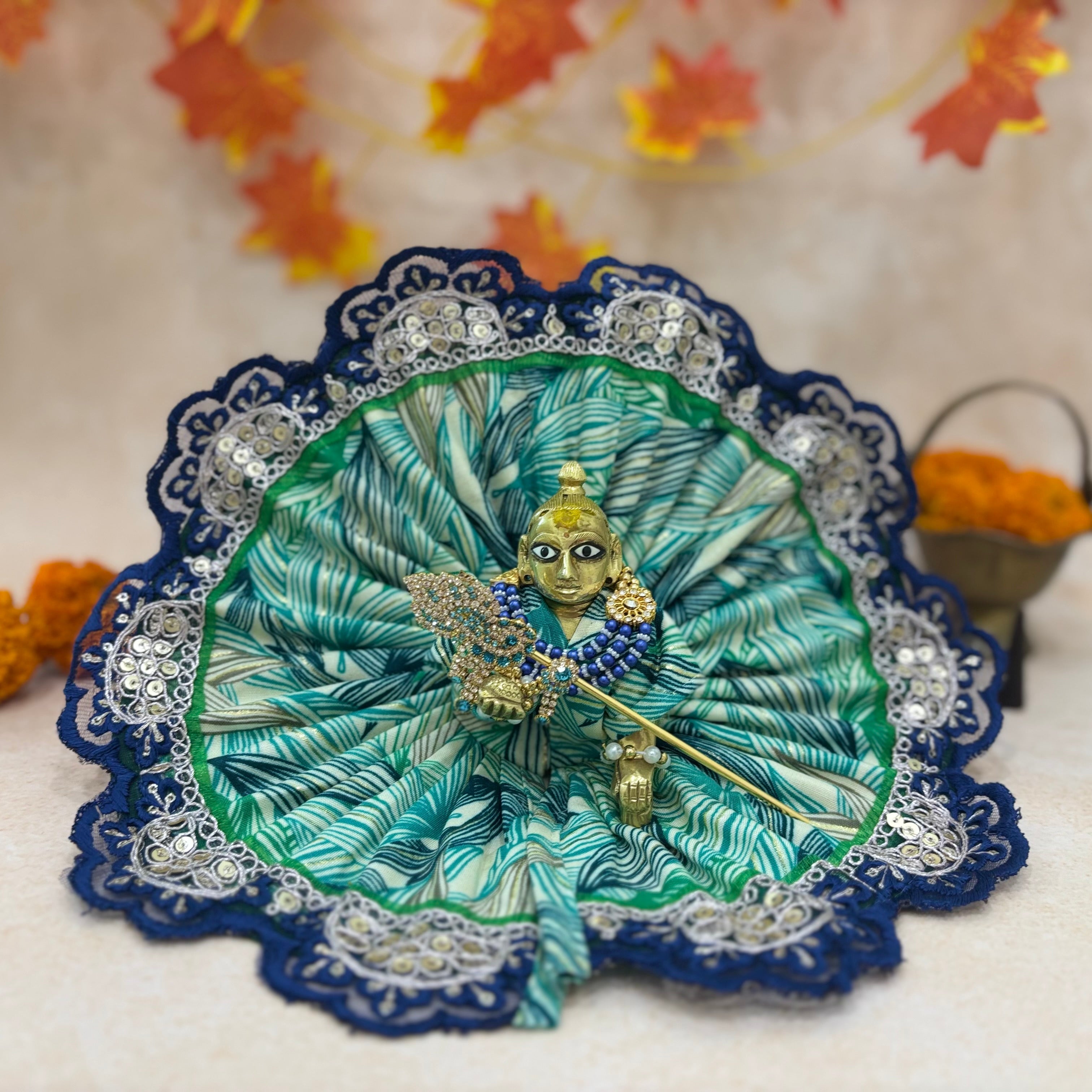 Neel Vanam Laddu Gopal Dress (Pack of 2)