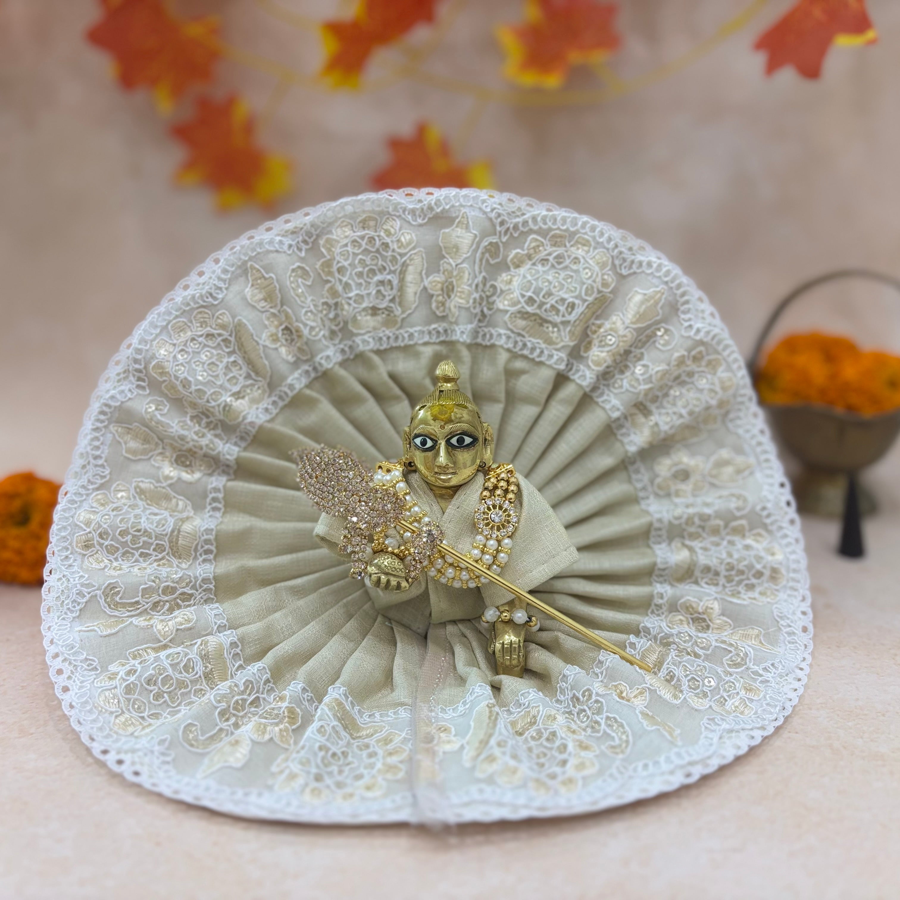 Sheetal Neel Laddu Gopal Dress (Pack of 2)