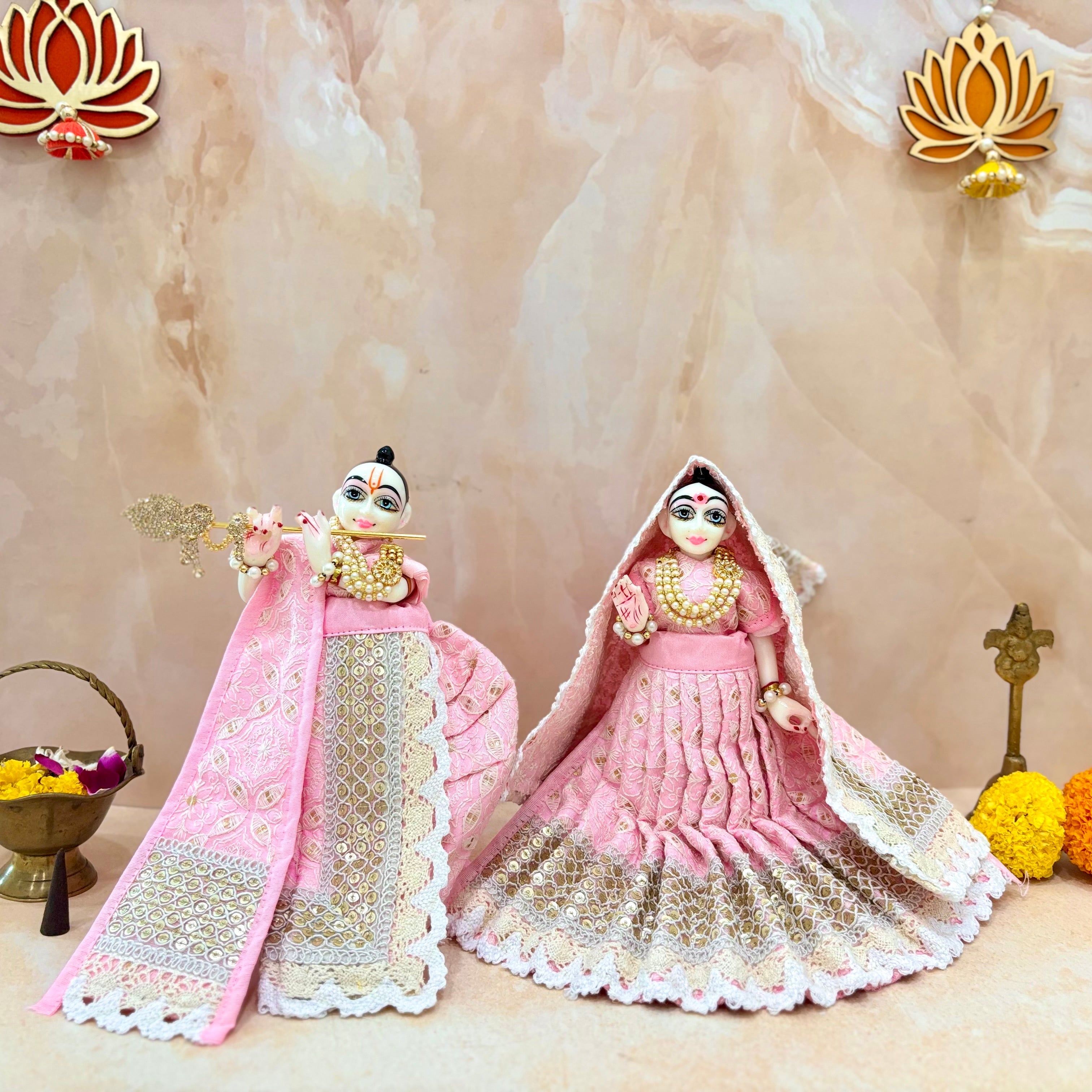 Gulab Madhurya Radhe Krishna Dress
