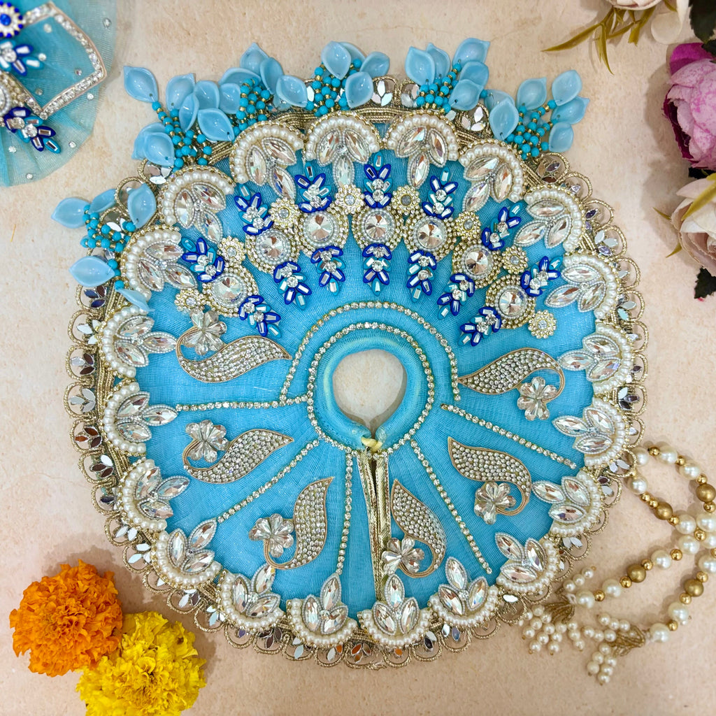 Neel Mukut Laddu Gopal Dress