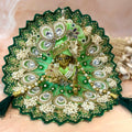 Teej Special Green Laddu Gopal Dress