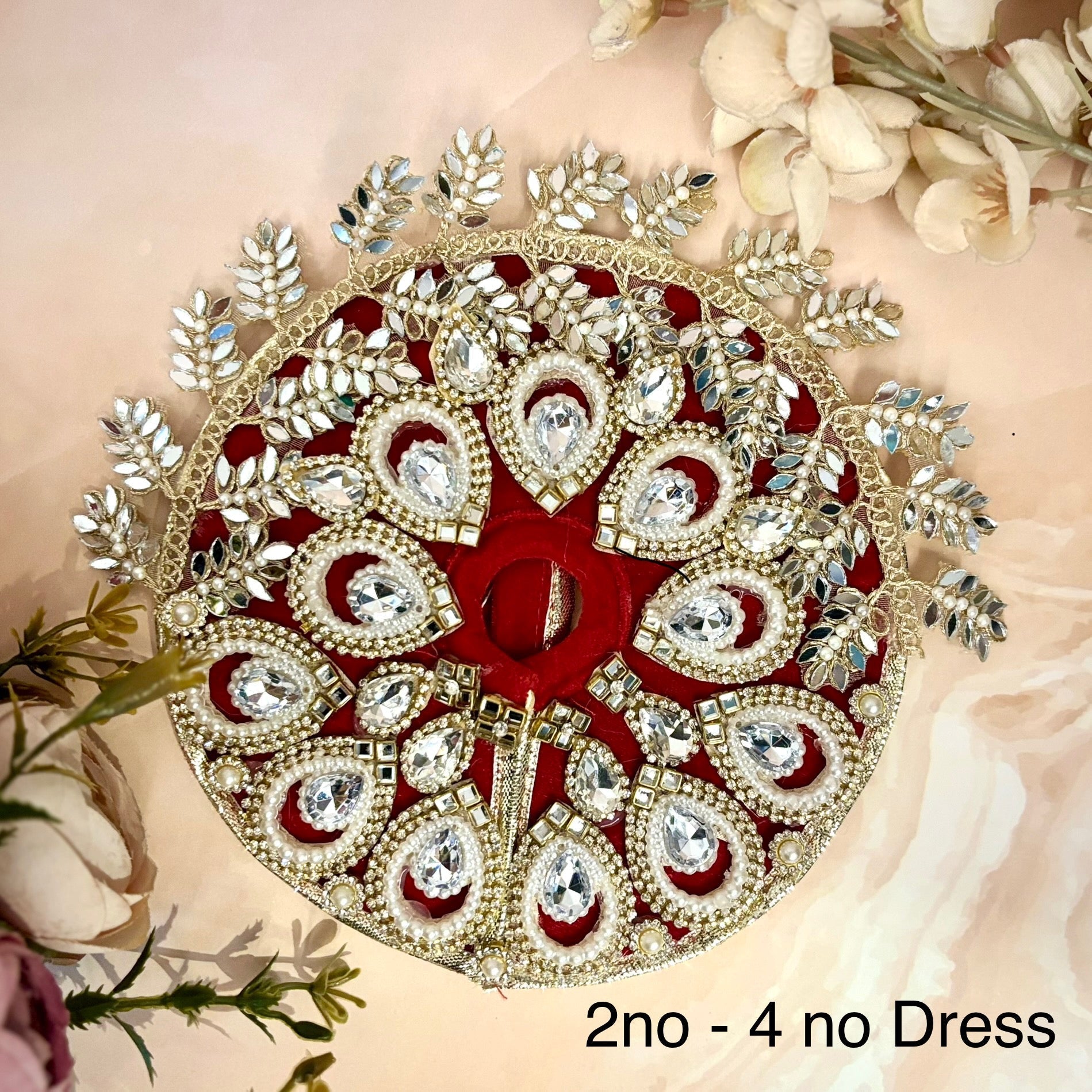 Rajwadi Velvet Laddu Gopal Dress