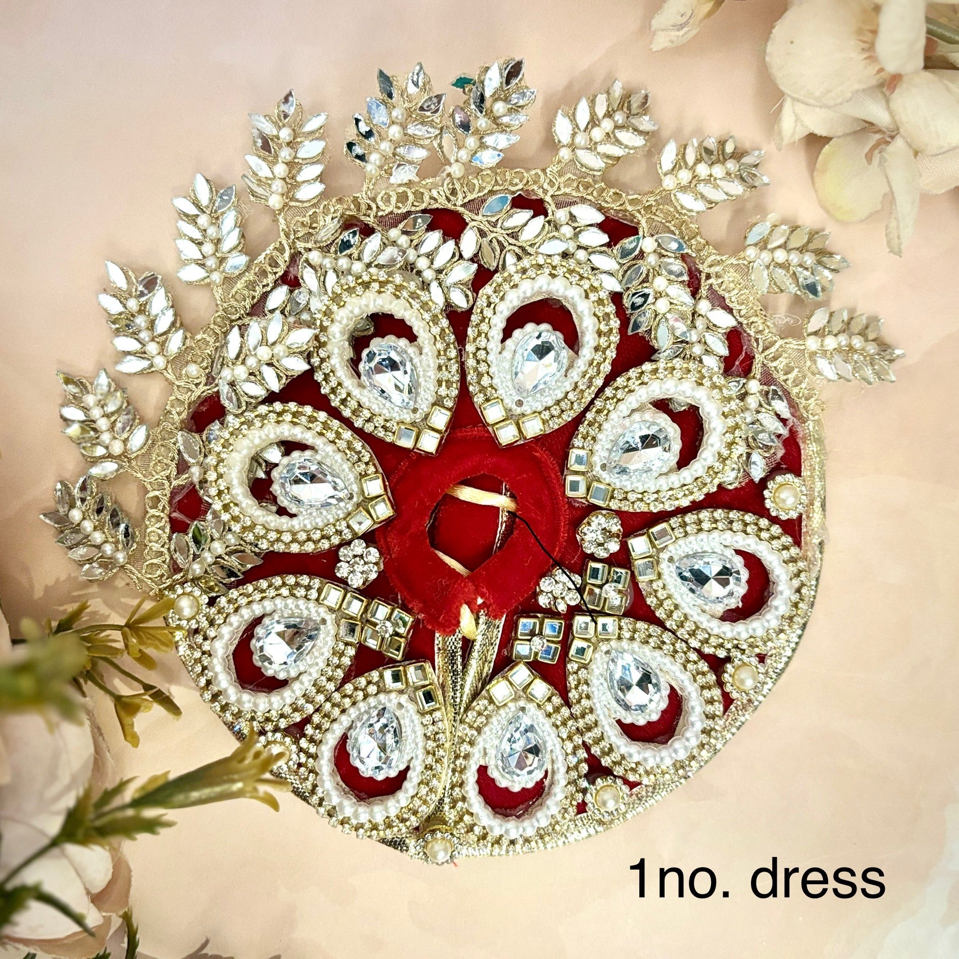 Rajwadi Velvet Laddu Gopal Dress