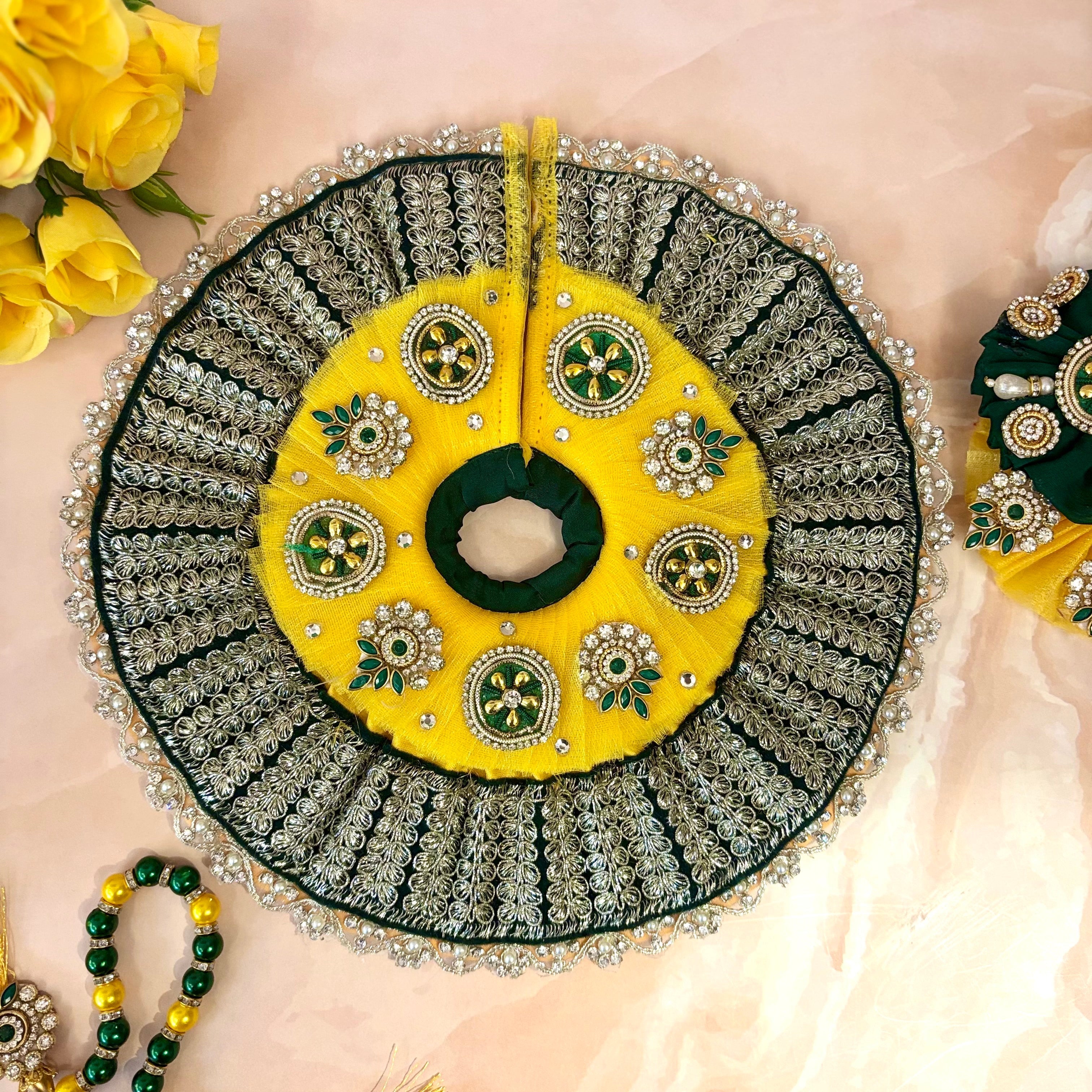 Peet Harit Yellow Laddu Gopal Dress