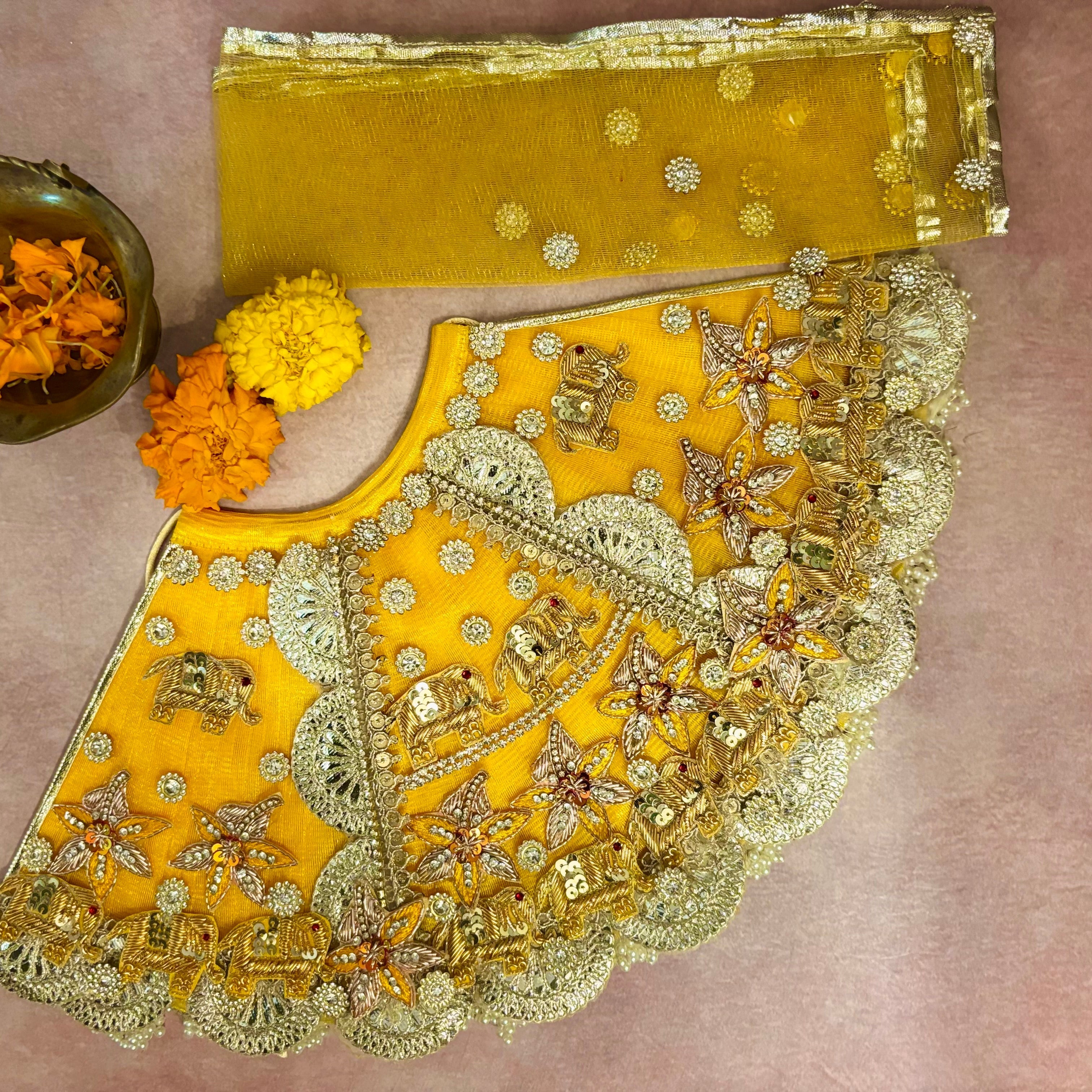 Kanakyugal Radha Krishna Dress