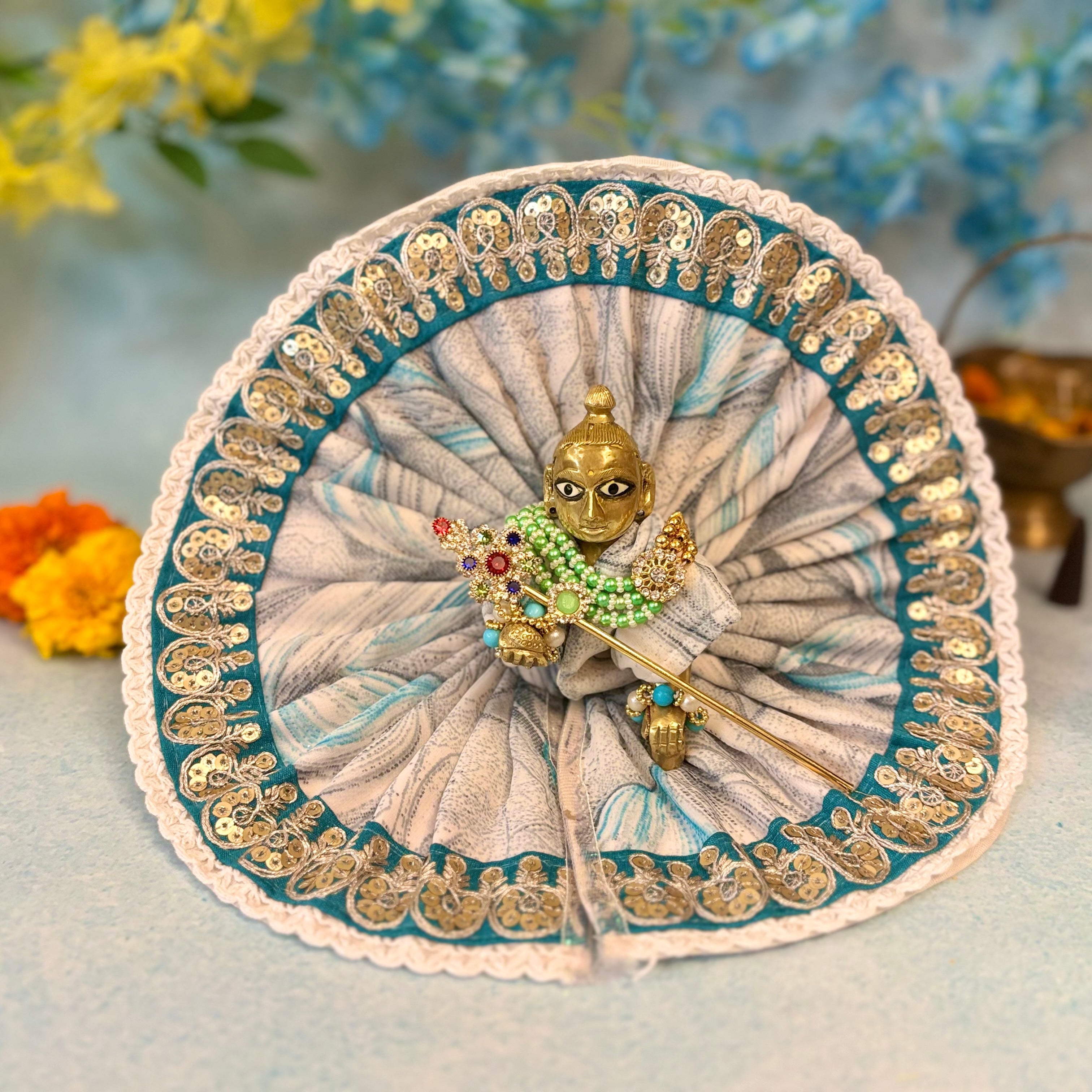 Ratna Neel kamal Laddu Gopal Dress (Pack of 2)