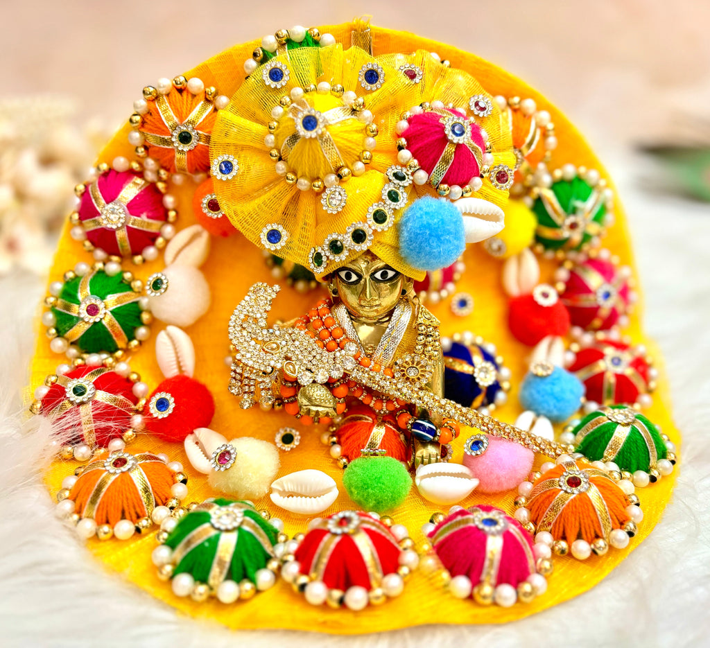 Yellow Mustard Laddu Gopal Dress