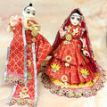 Raktavarnā Radha Krishna Dress