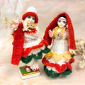 Vasantleela Woollen Radhe Krishna Dress