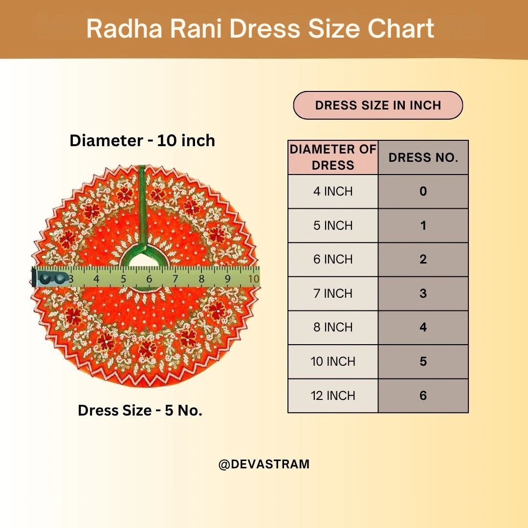 Kishori Pushp Radha Rani Dress