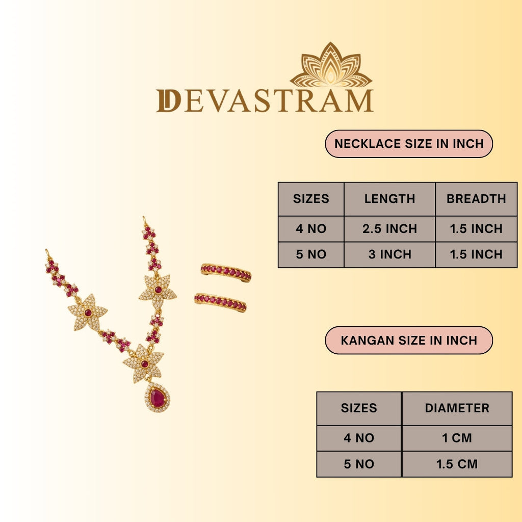 Ruby Ratna Shringar Set