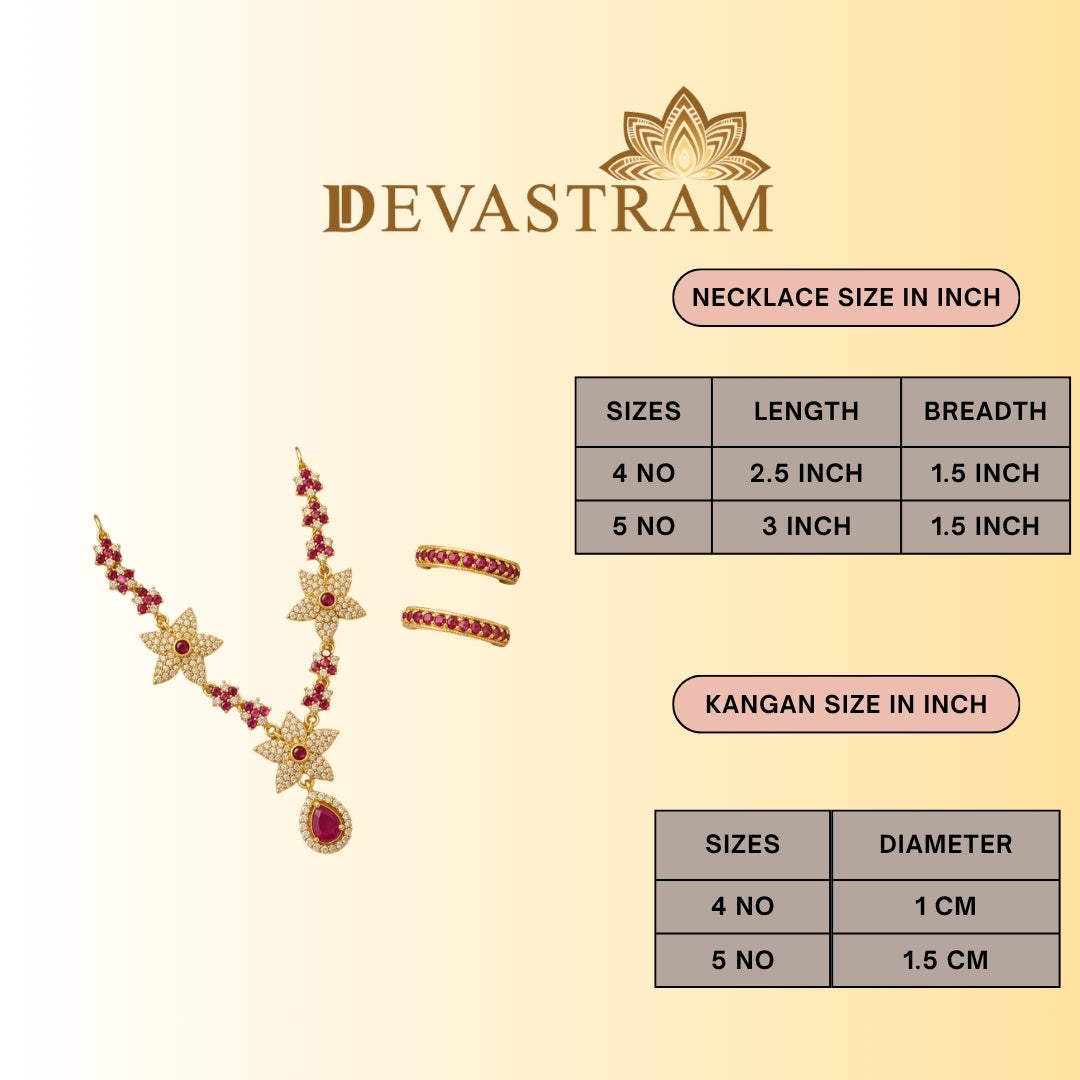 Ruby Ratna Shringar Set