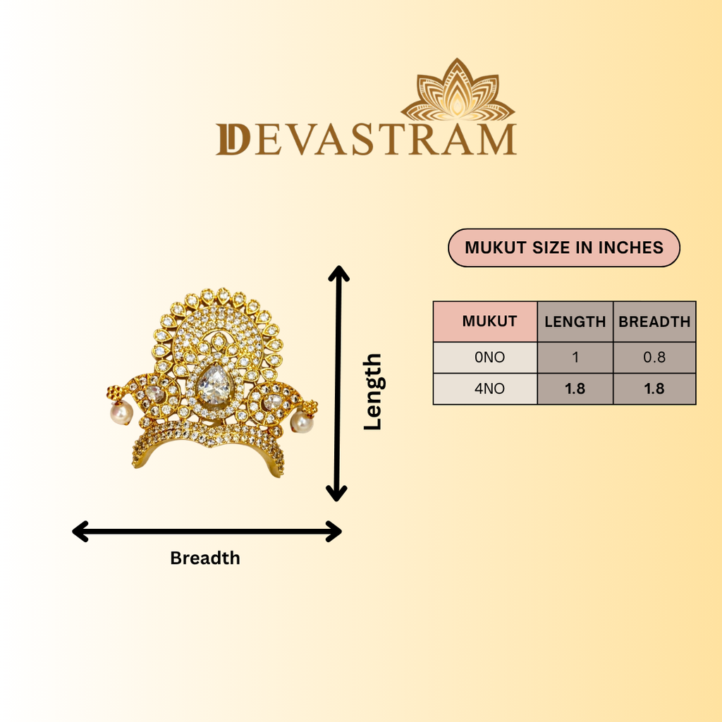 Divya Jyoti Stone Mukut